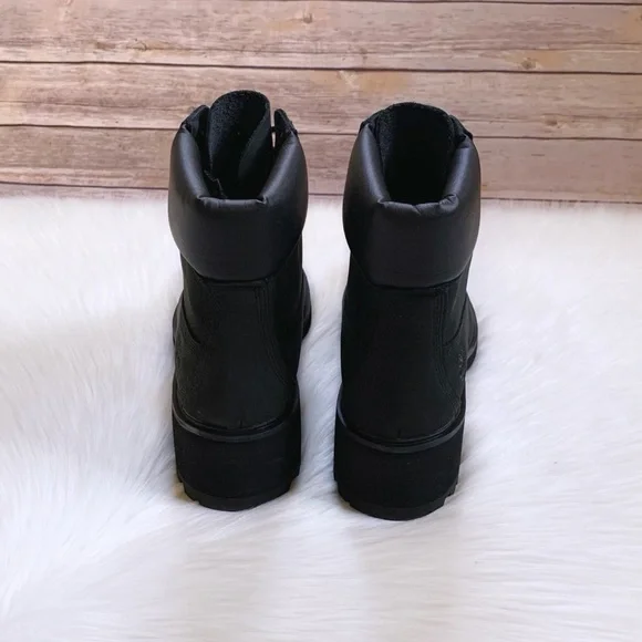 Timberland Kinsley Black 6 Inch Waterproof Boots - Picture 6 of 7